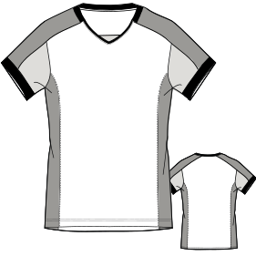 Moldes de confeccion para HOMBRES Remeras Camiseta  9350